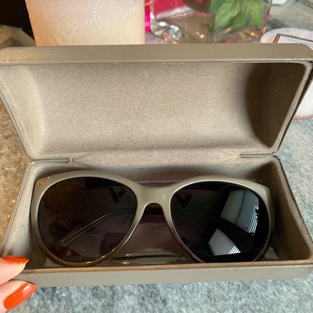 BCBGMAXAZRIA Gray Cat-eye Sunglasses
